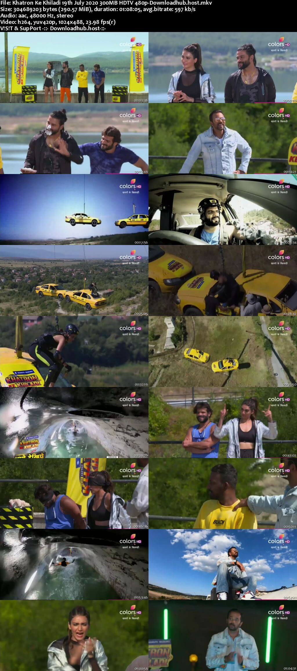 Khatron Ke Khiladi 19th July 2020 300MB HDTV 480p