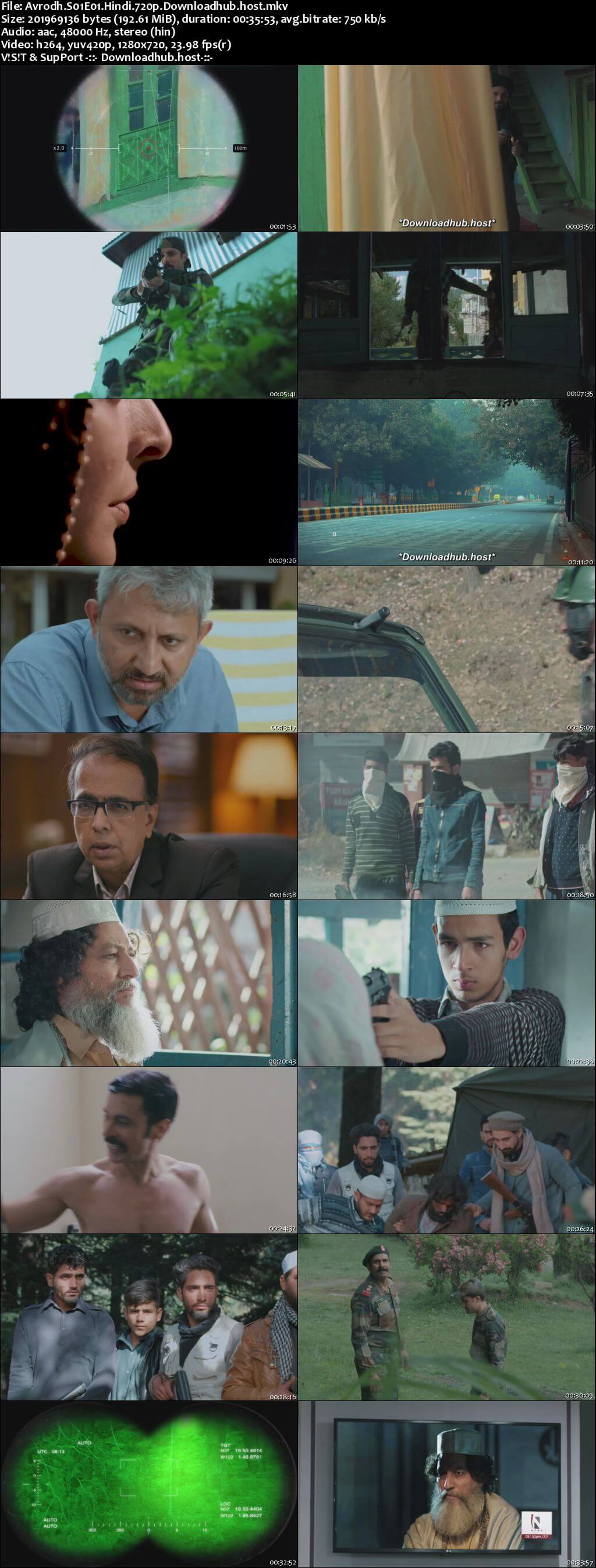 Avrodh the Siege Within 2020 Hindi Season 01 Complete 720p HDRip x264