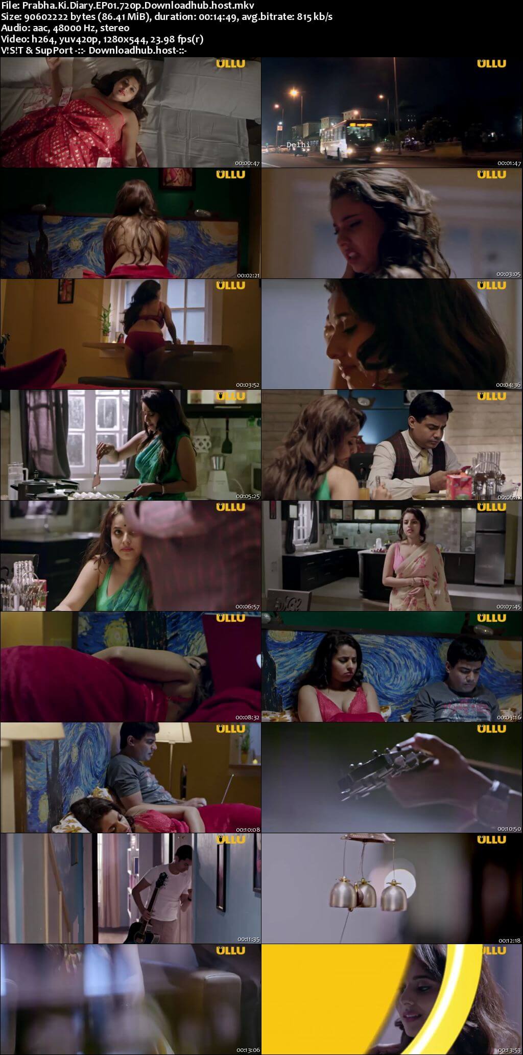 Prabha Ki Diary 2020 Hindi S01 ULLU WEB Series 720p HDRip x264