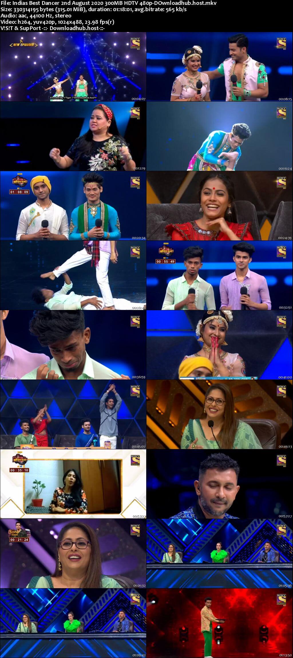 Indias Best Dancer 02 August 2020 Episode 16 HDTV 480p