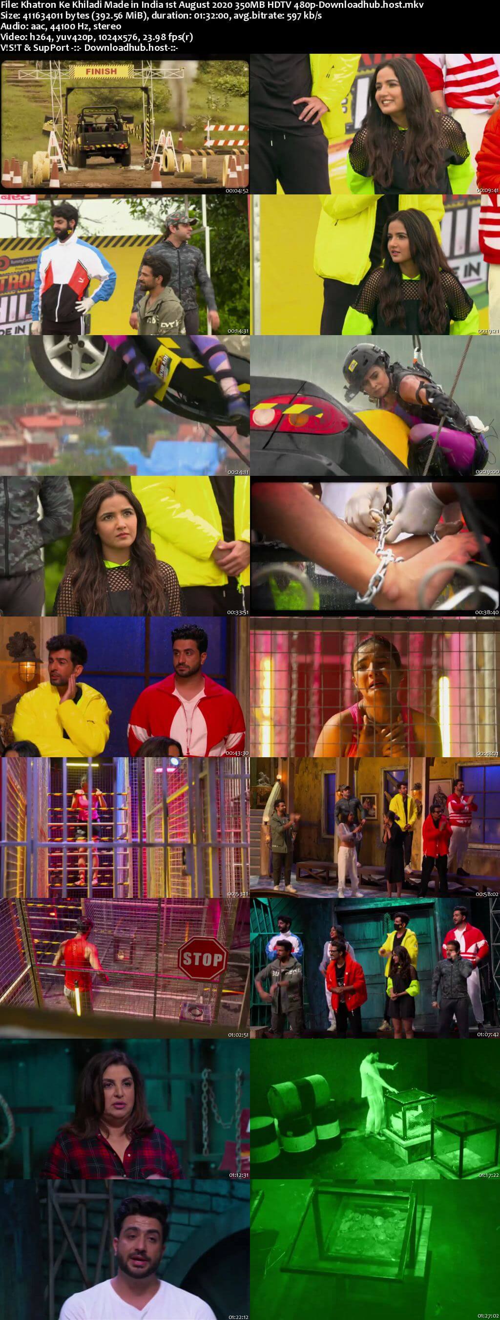 Khatron Ke Khiladi Made in India 01 August 2020 Episode 01 HDTV 480p