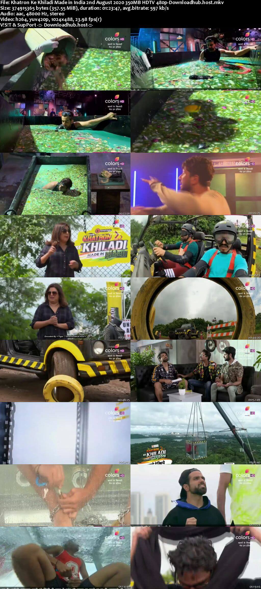 Khatron Ke Khiladi Made in India 02 August 2020 Episode 02 HDTV 480p