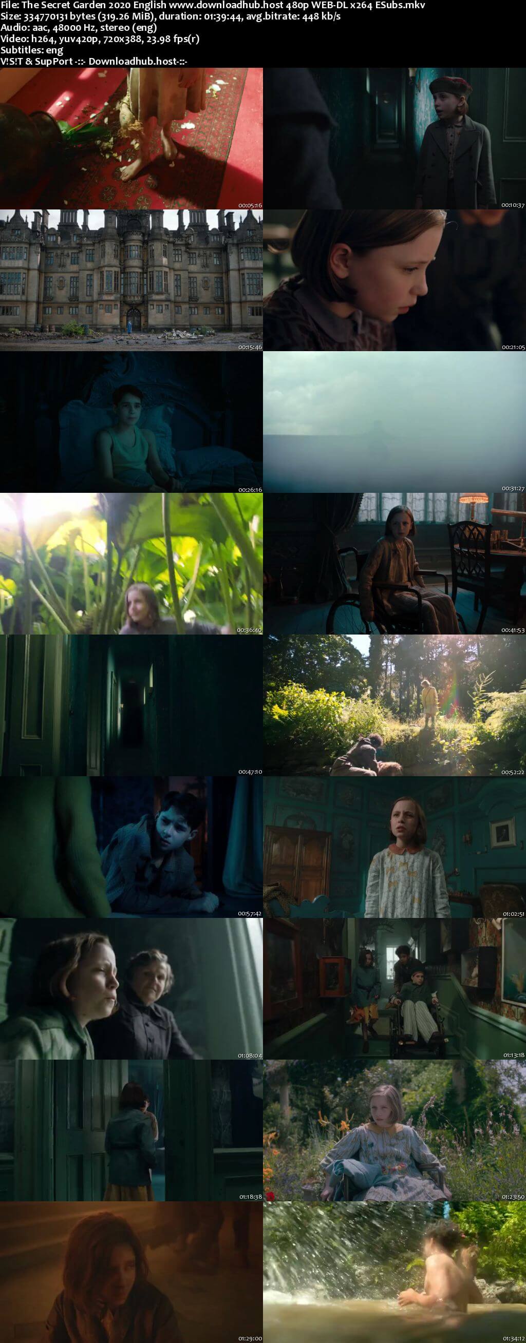 The Secret Garden 2020 English 300MB Web-DL 480p ESubs