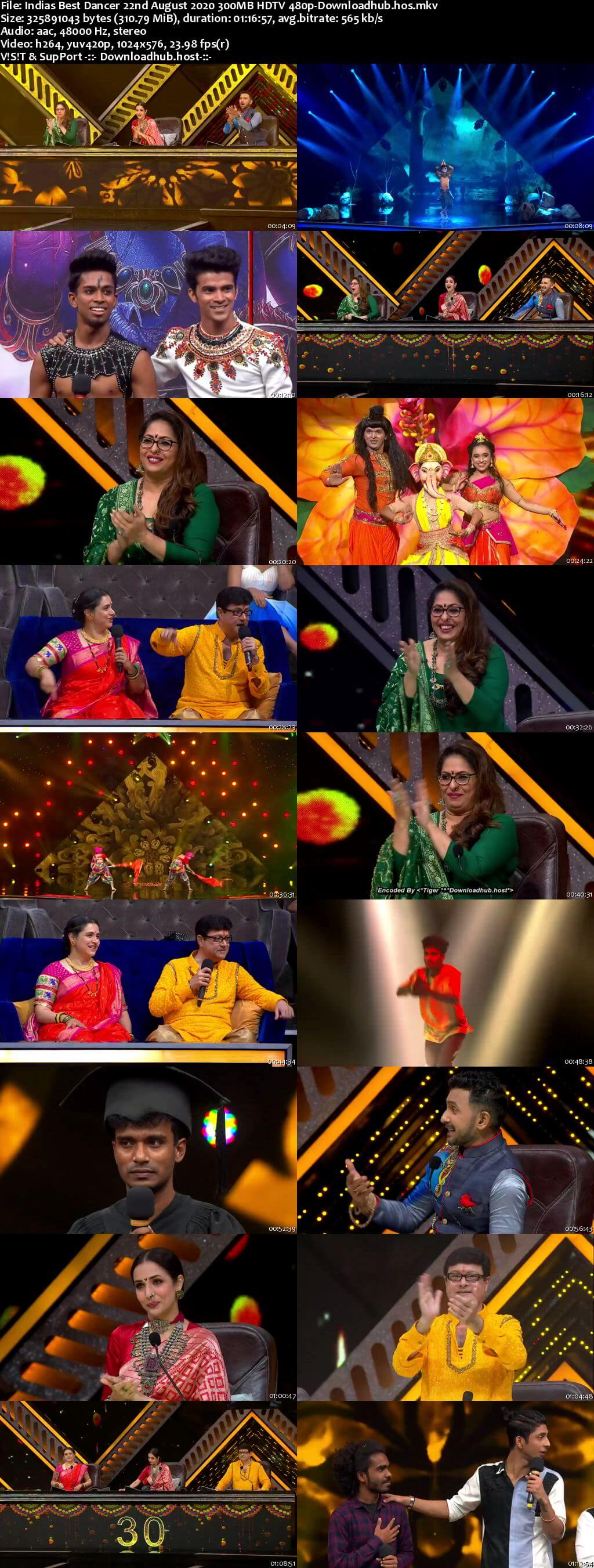 Indias Best Dancer 22 August 2020 Episode 21 HDTV 480p