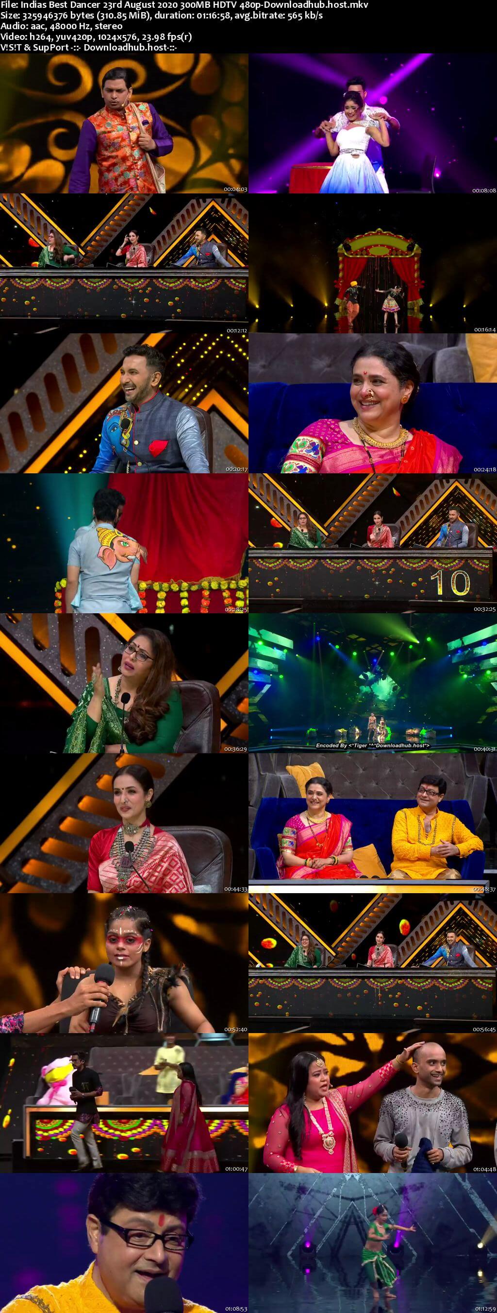 Indias Best Dancer 23 August 2020 Episode 22 HDTV 480p