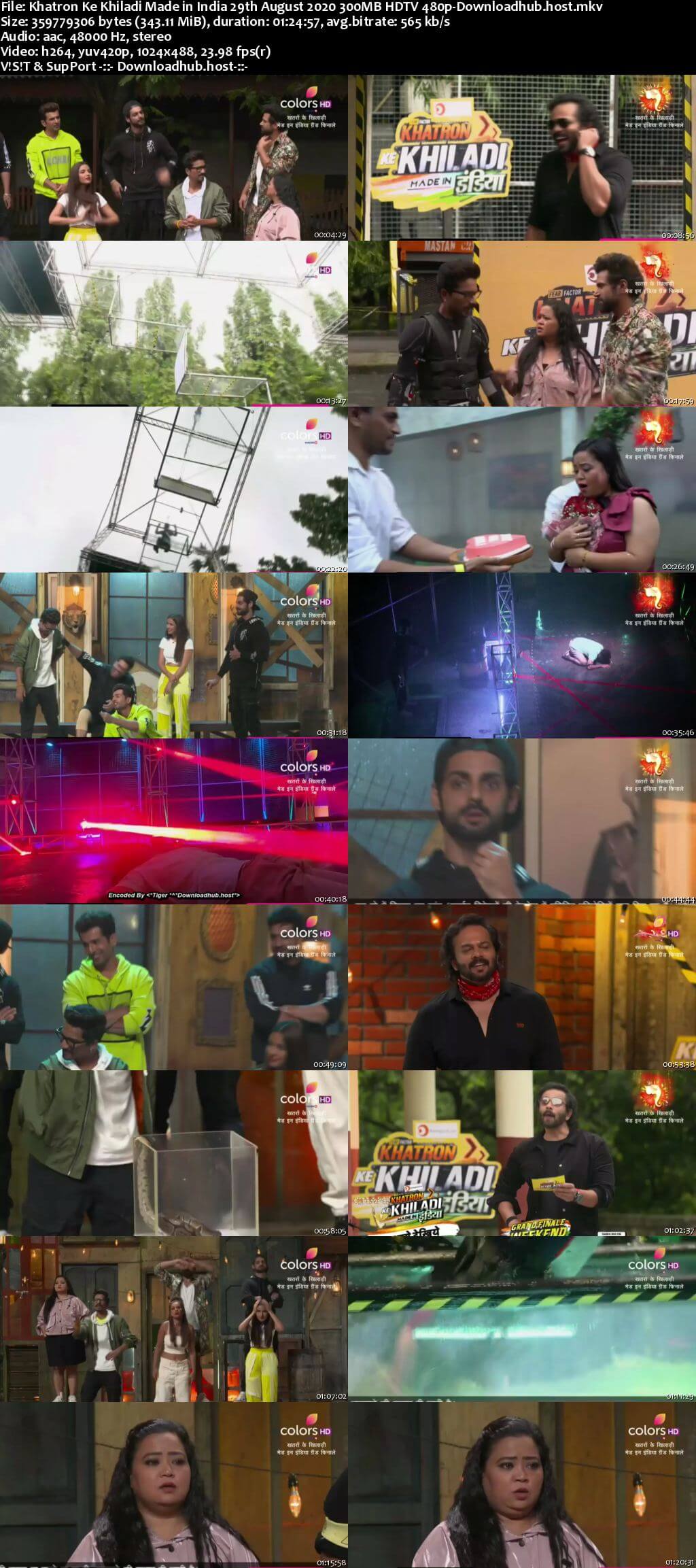 Khatron Ke Khiladi Made in India 29 August 2020 Episode 09 HDTV 480p