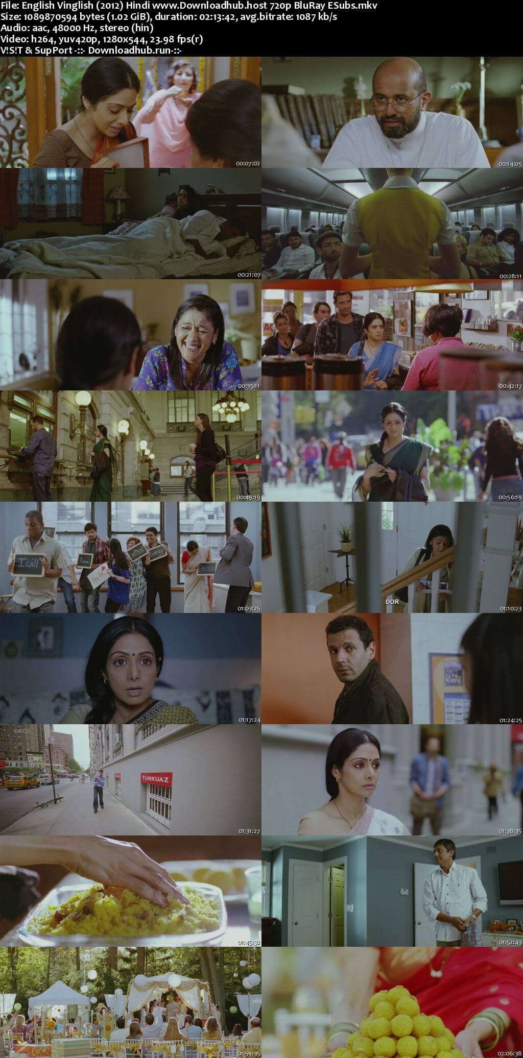 English Vinglish 2012 Hindi 720p BluRay ESubs