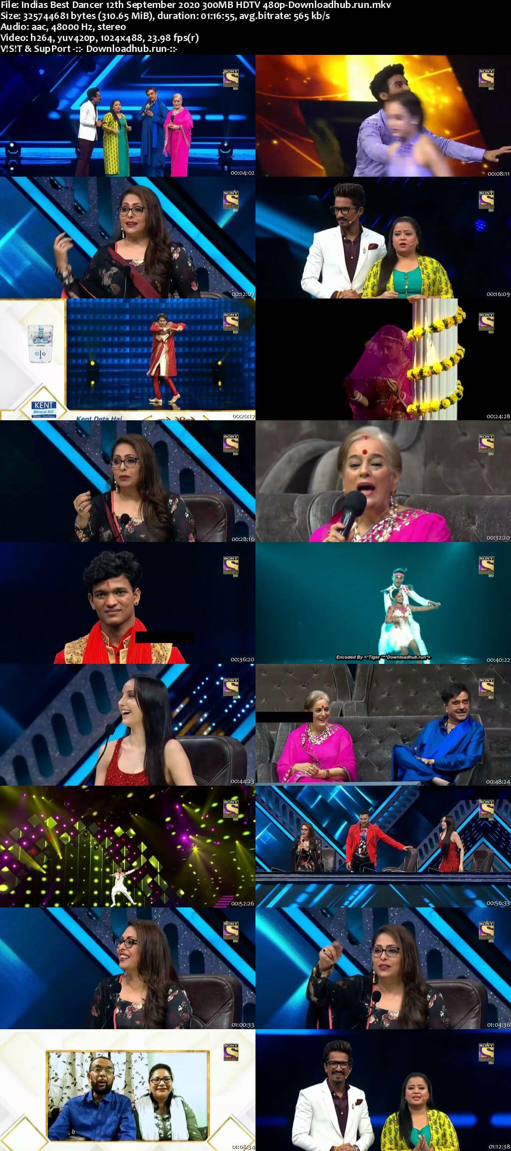 Indias Best Dancer 12 September 2020 Episode 27 HDTV 480p