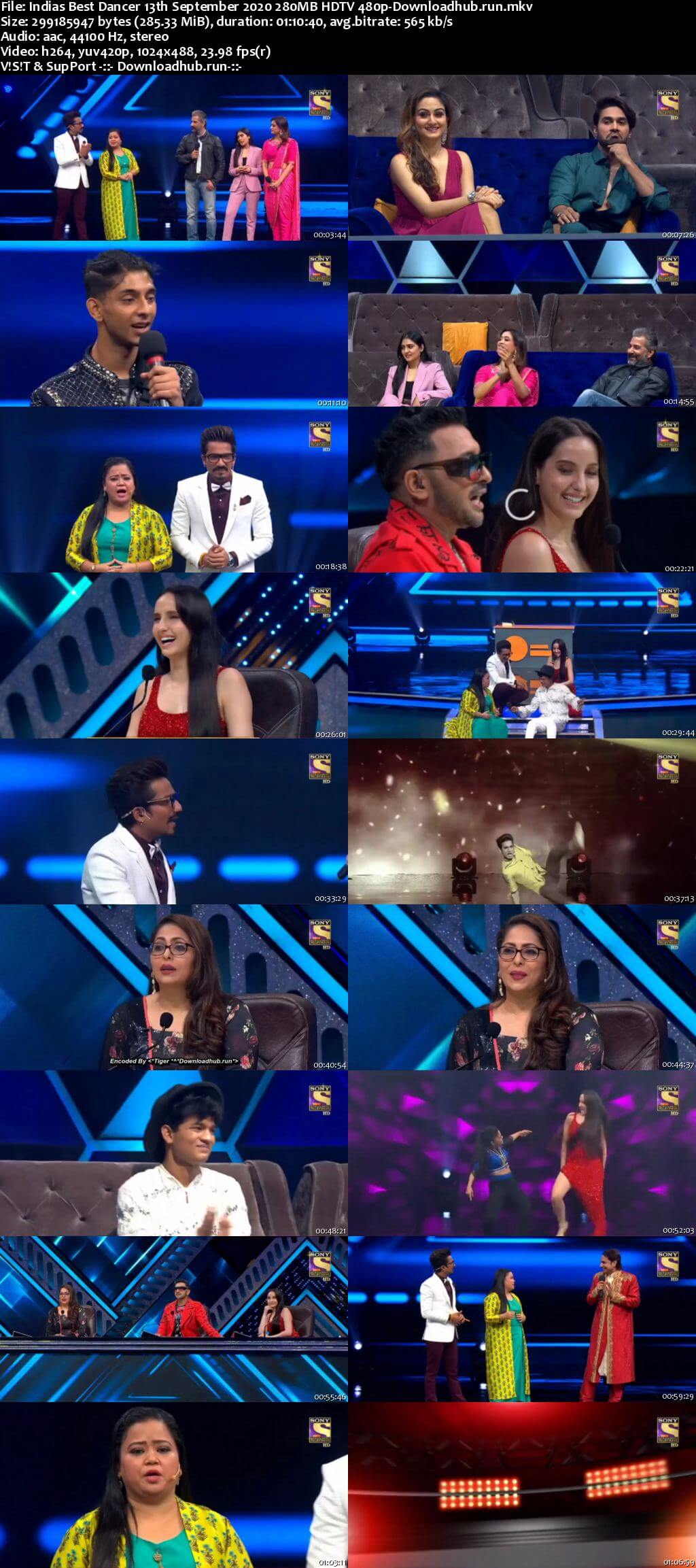 Indias Best Dancer 13 September 2020 Episode 28 HDTV 480p