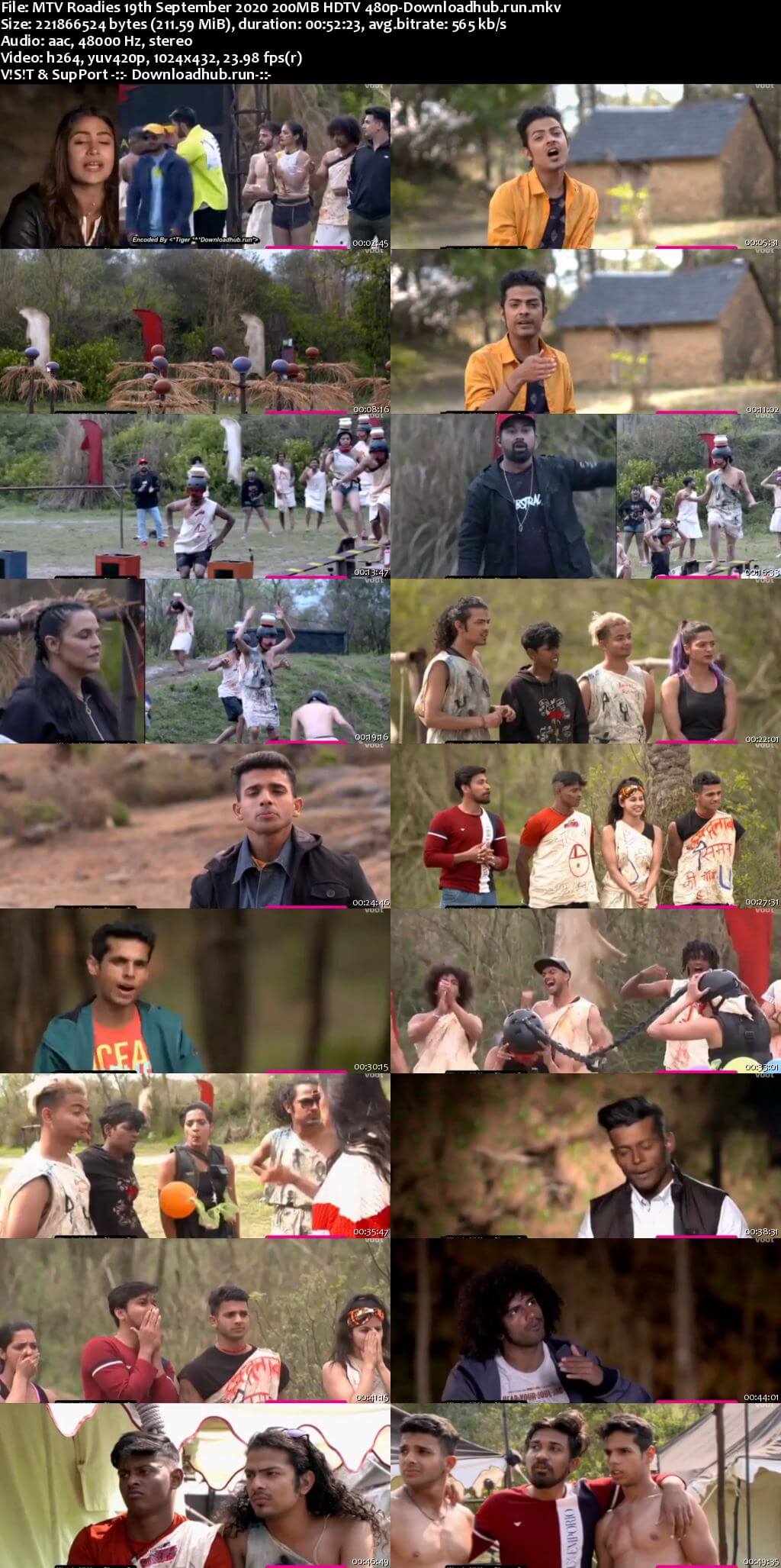 MTV Roadies 19th September 2020 200MB HDTV 480p