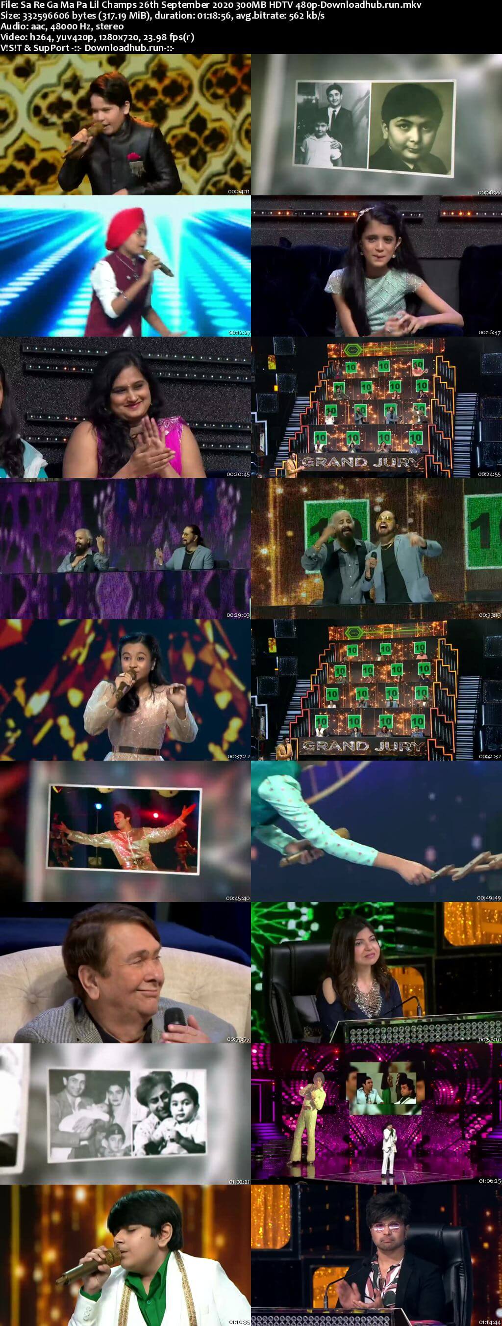 Sa Re Ga Ma Pa Lil Champs 26 September 2020 Episode 29 HDTV 480p