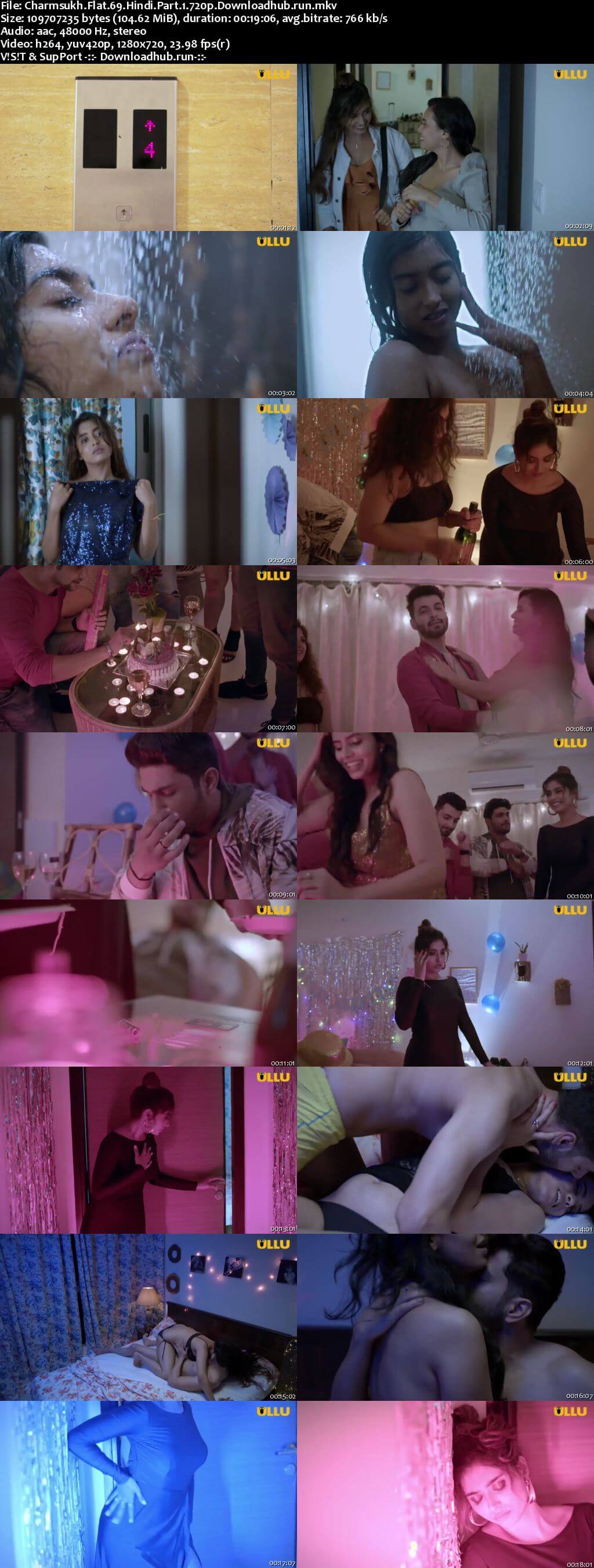 Charmsukh (Flat 69) 2020 Hindi S01 ULLU WEB Series 720p HDRip x264