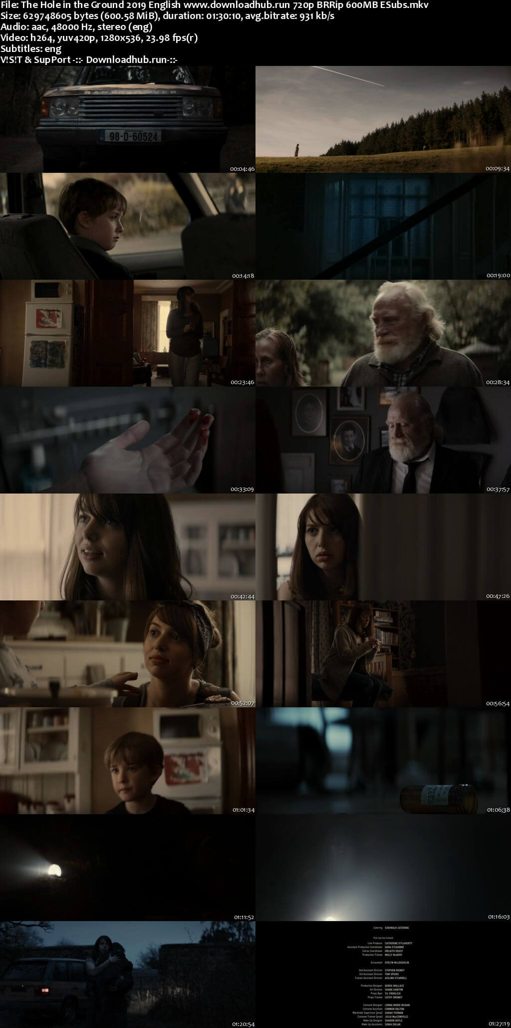 The Hole in the Ground 2019 English 720p BRRip 600MB ESubs