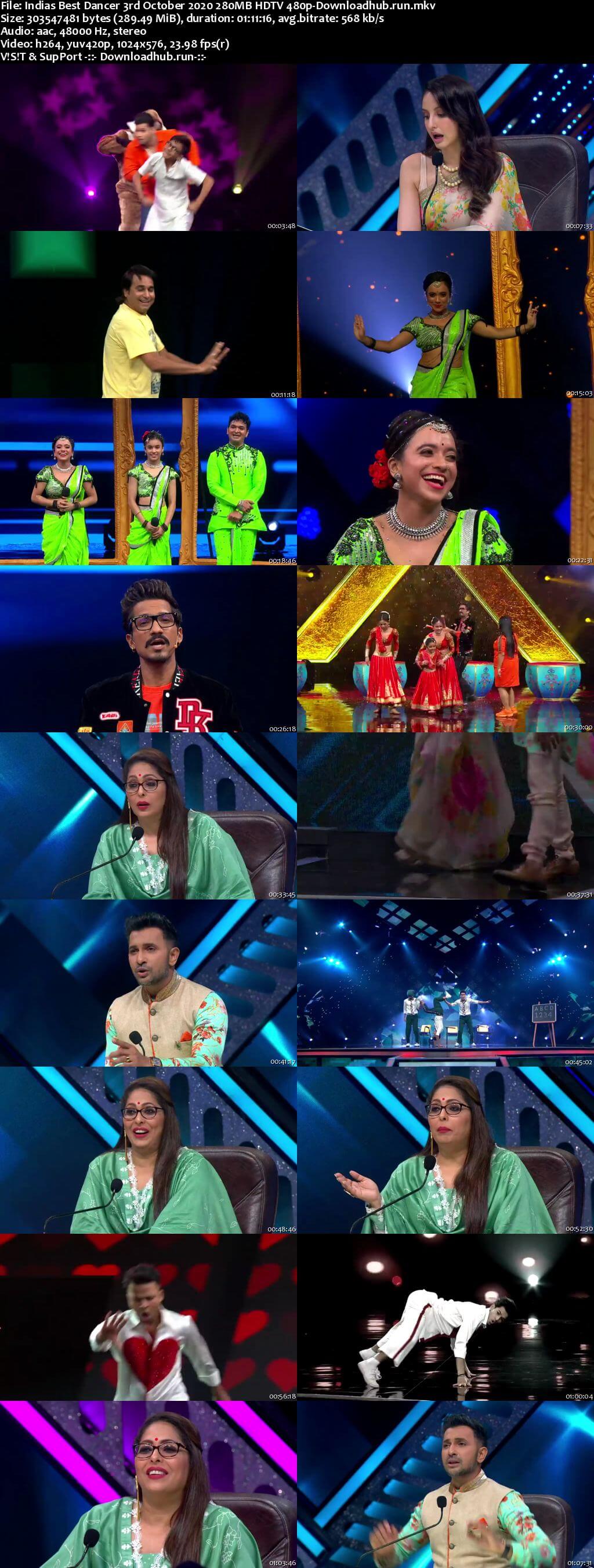 Indias Best Dancer 03 October 2020 Episode 33 HDTV 480p