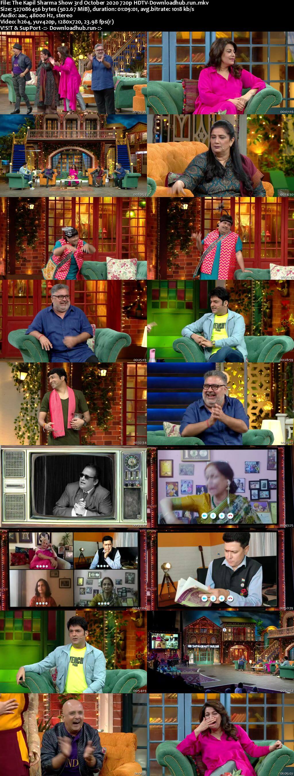 The Kapil Sharma Show 03 October 2020 Episode 146 HDTV 720p 480p