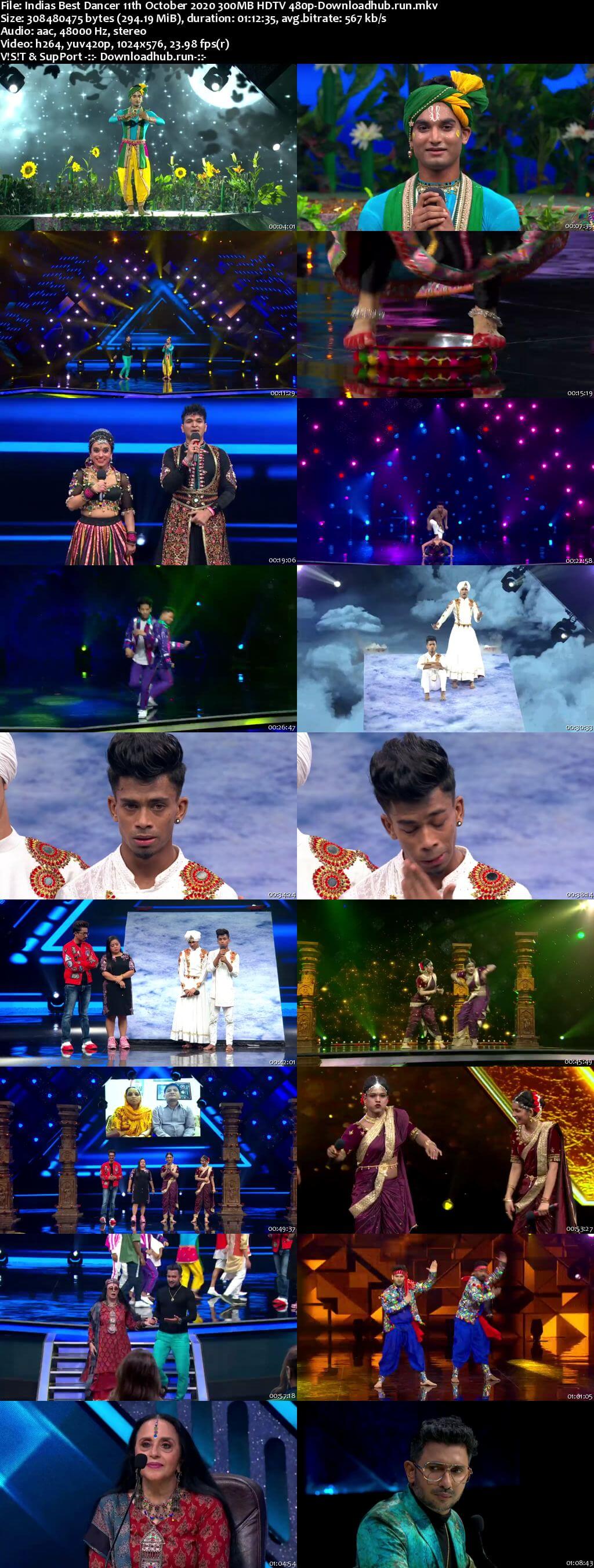 Indias Best Dancer 11 October 2020 Episode 36 HDTV 480p