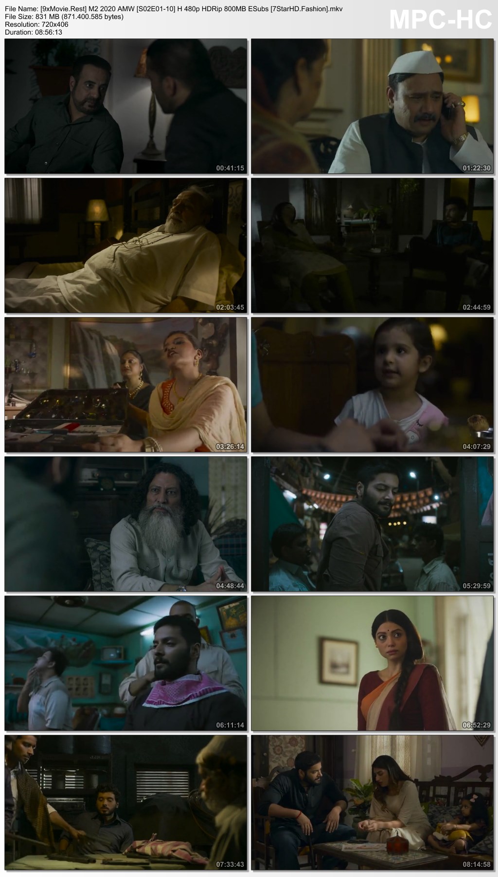 Mirzapur 2 2020 Amazon S02 Hindi 480p HDRip x264 800MB ESubs