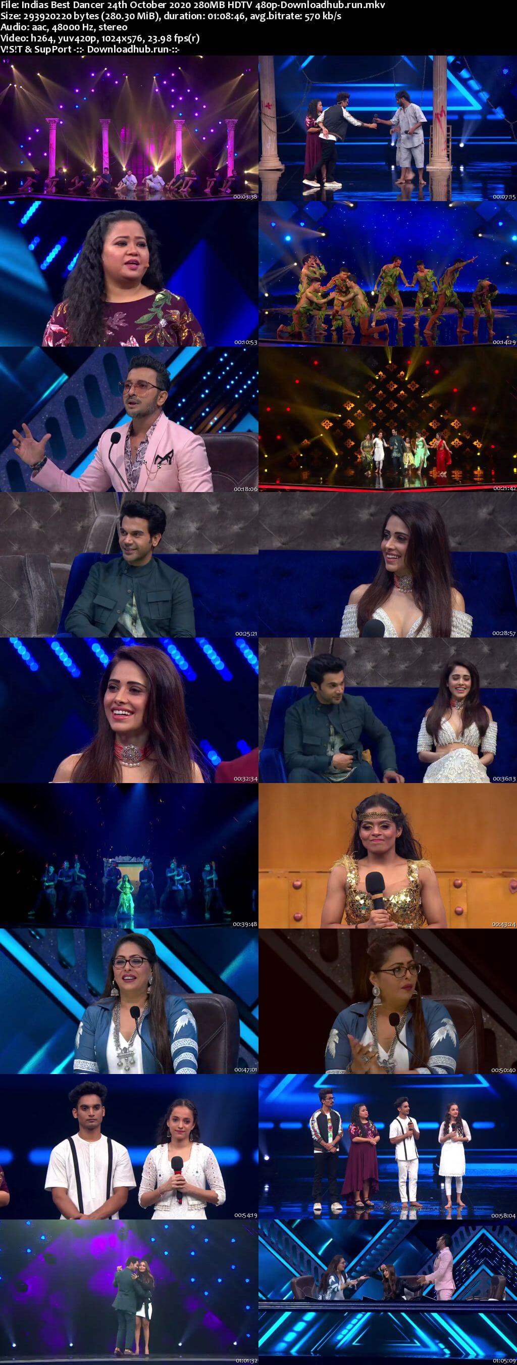 Indias Best Dancer 24 October 2020 Episode 39 HDTV 480p