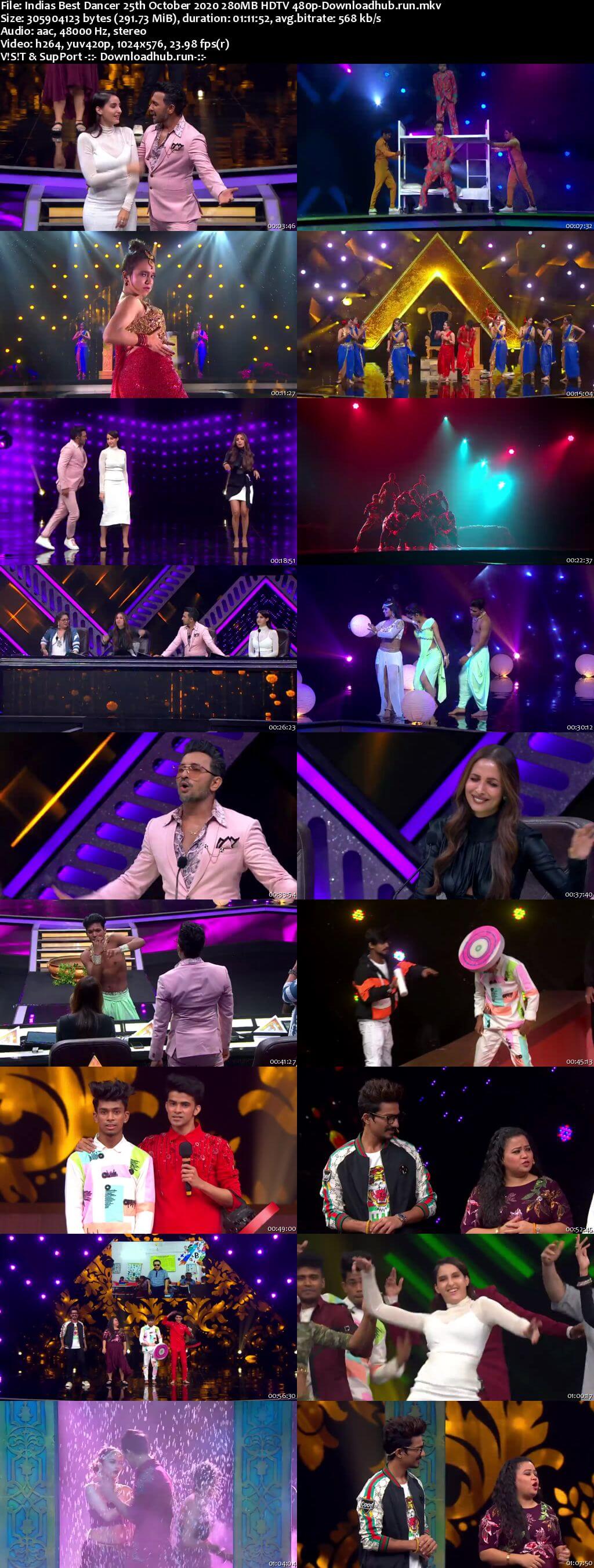 Indias Best Dancer 25 October 2020 Episode 40 HDTV 480p