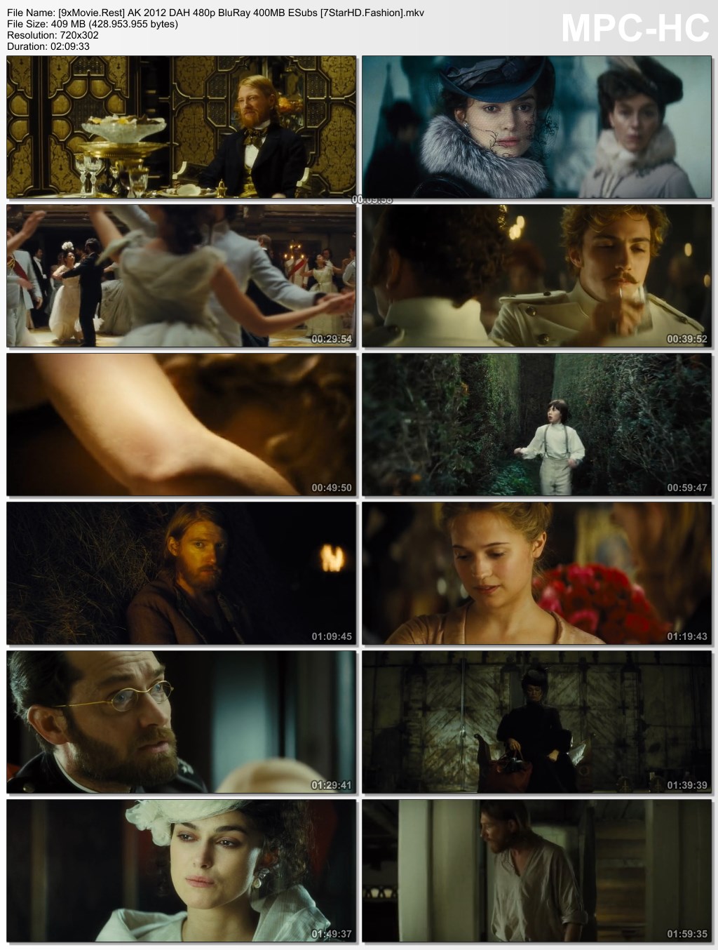 Anna Karenina 2012 Dual Audio Hindi 480p BluRay x264 400MB ESubs