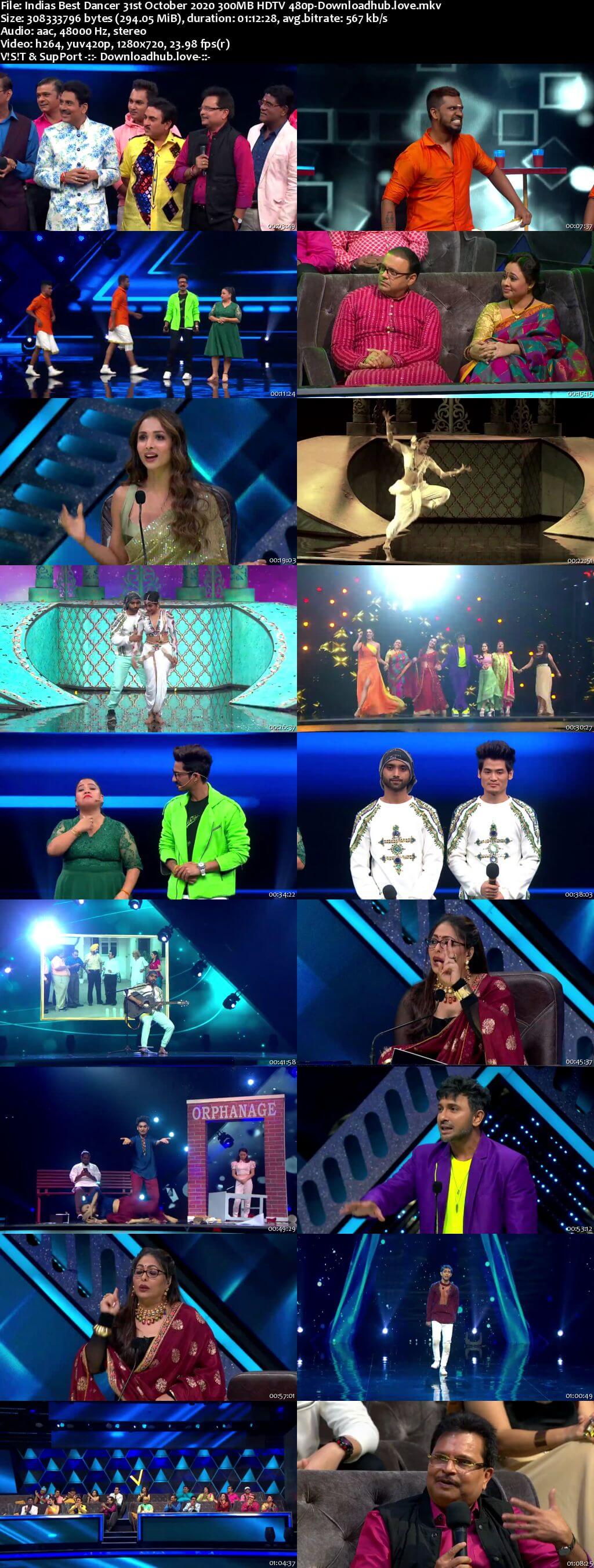 Indias Best Dancer 31 October 2020 Episode 41 HDTV 480p