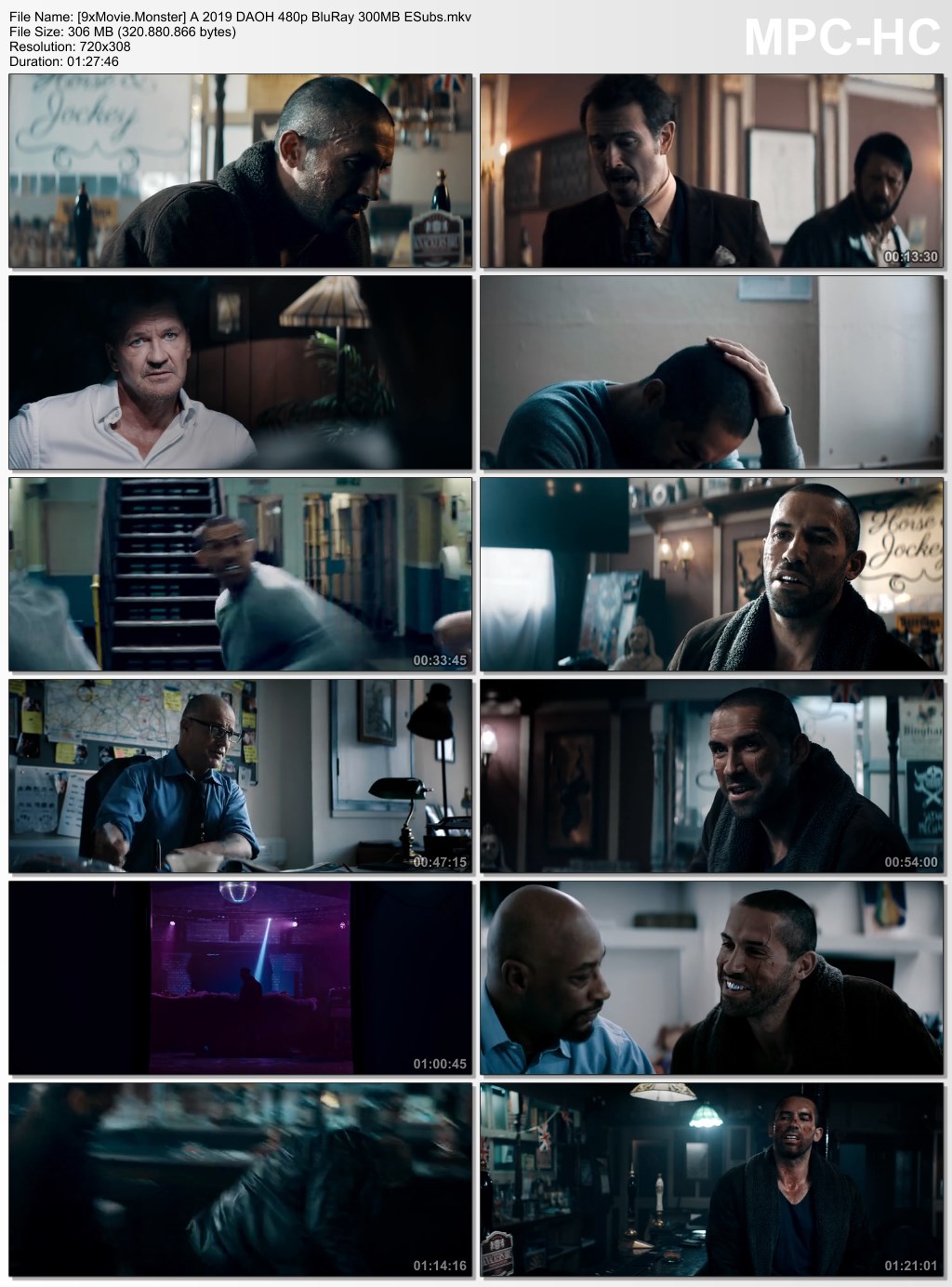 Avengement 2019 Dual Audio ORG Hindi 480p BluRay x264 300MB ESubs