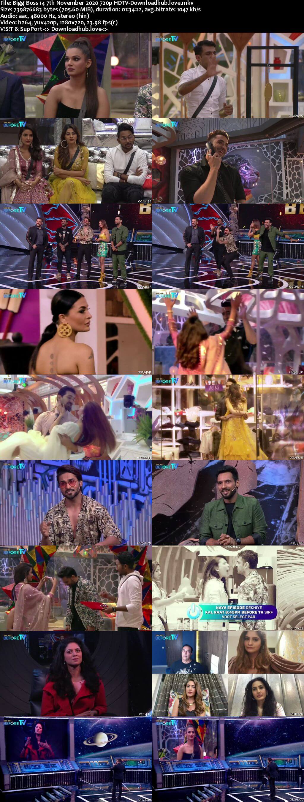 Bigg Boss 14 7th November 2020 Episode 35 720p 480p HDTV