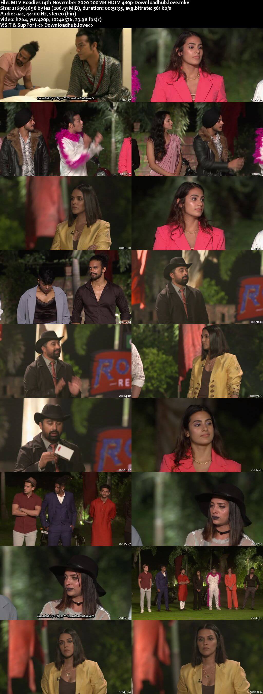 MTV Roadies 14th November 2020 200MB HDTV 480p