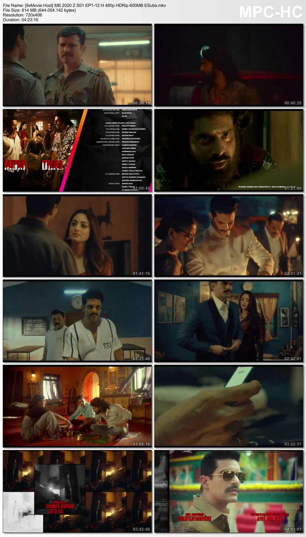 Mum Bhai 2020 Zee5 S01 Hindi 480p HDRip x264 600MB ESubs