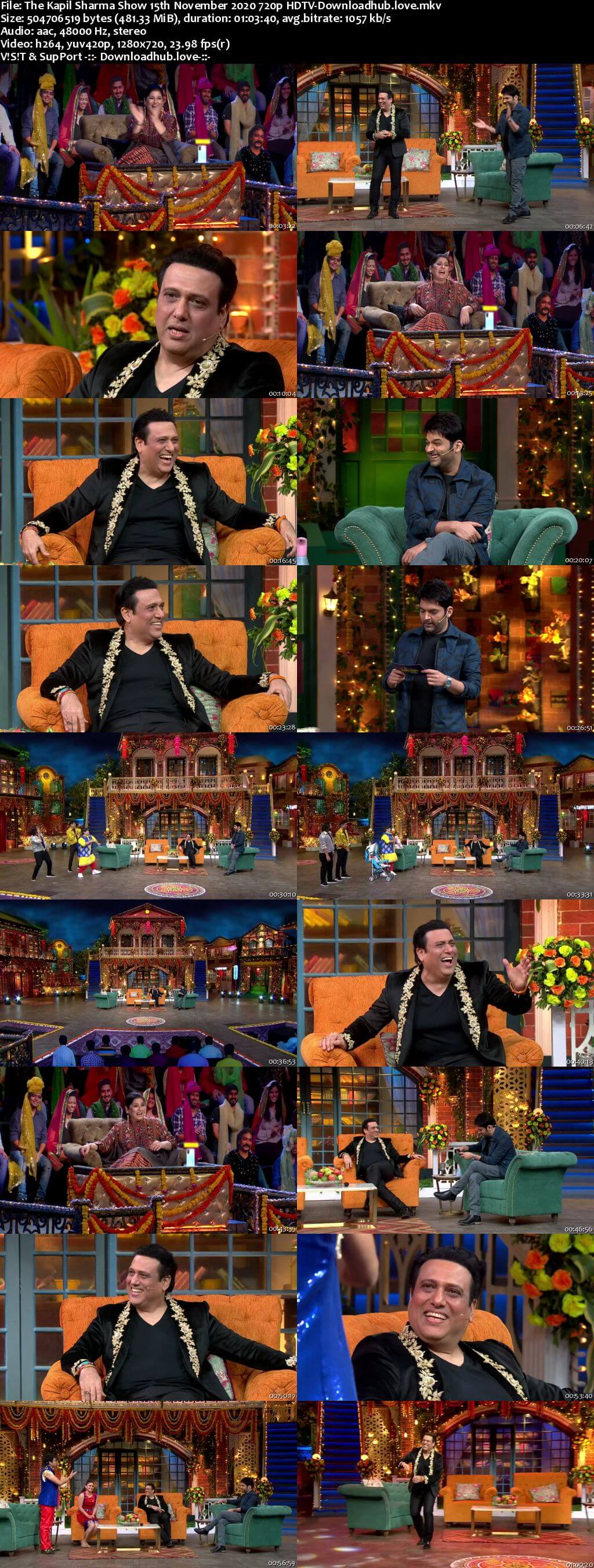 The Kapil Sharma Show 15 November 2020 Episode 159 HDTV 720p 480p