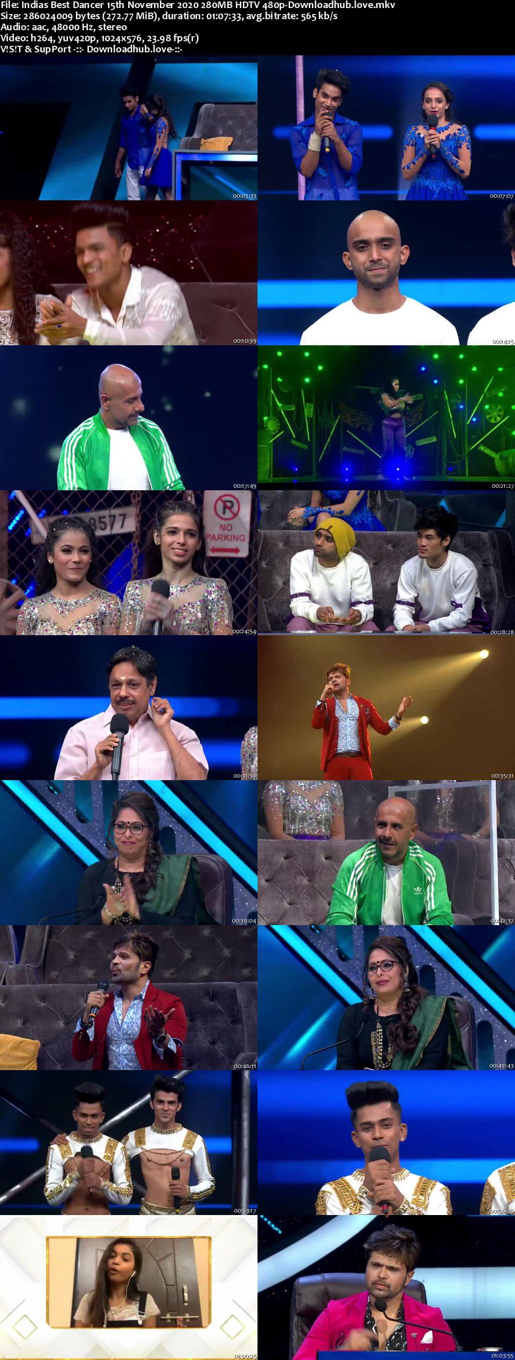 Indias Best Dancer 15 November 2020 Episode 46 HDTV 480p