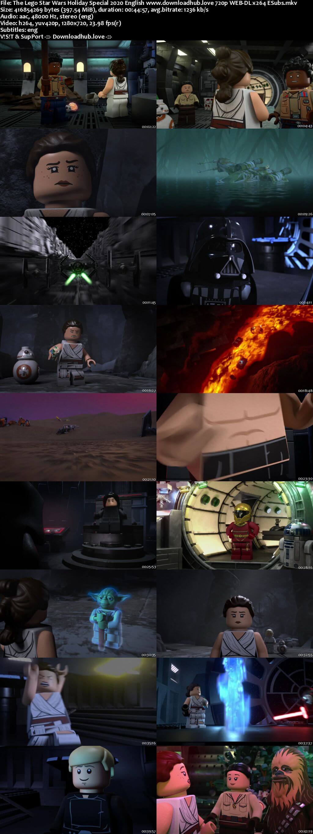 The Lego Star Wars Holiday Special 2020 English 720p Web-DL 400MB ESubs
