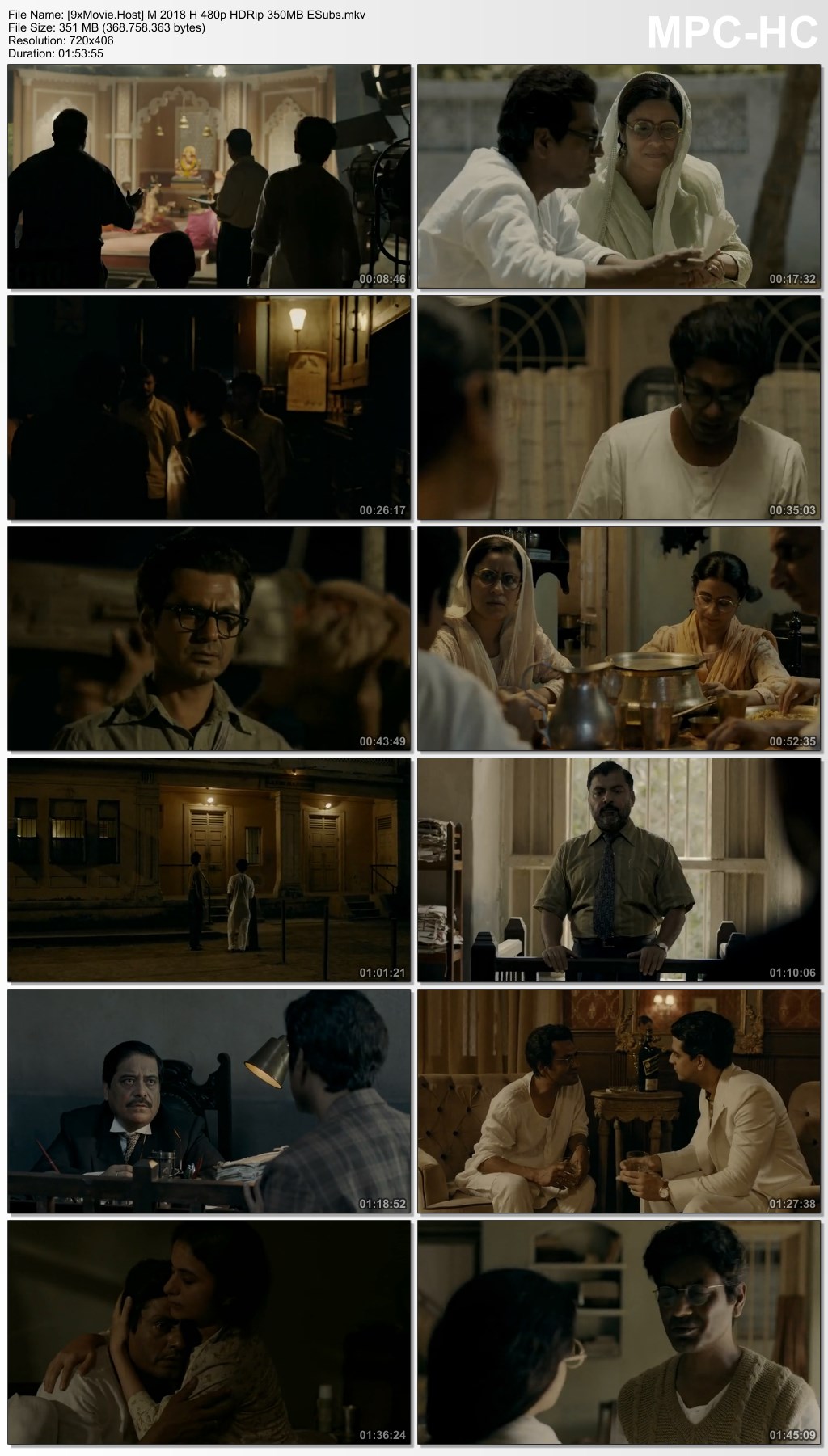 Manto 2018 Hindi 480p HDRip x264 350MB ESubs