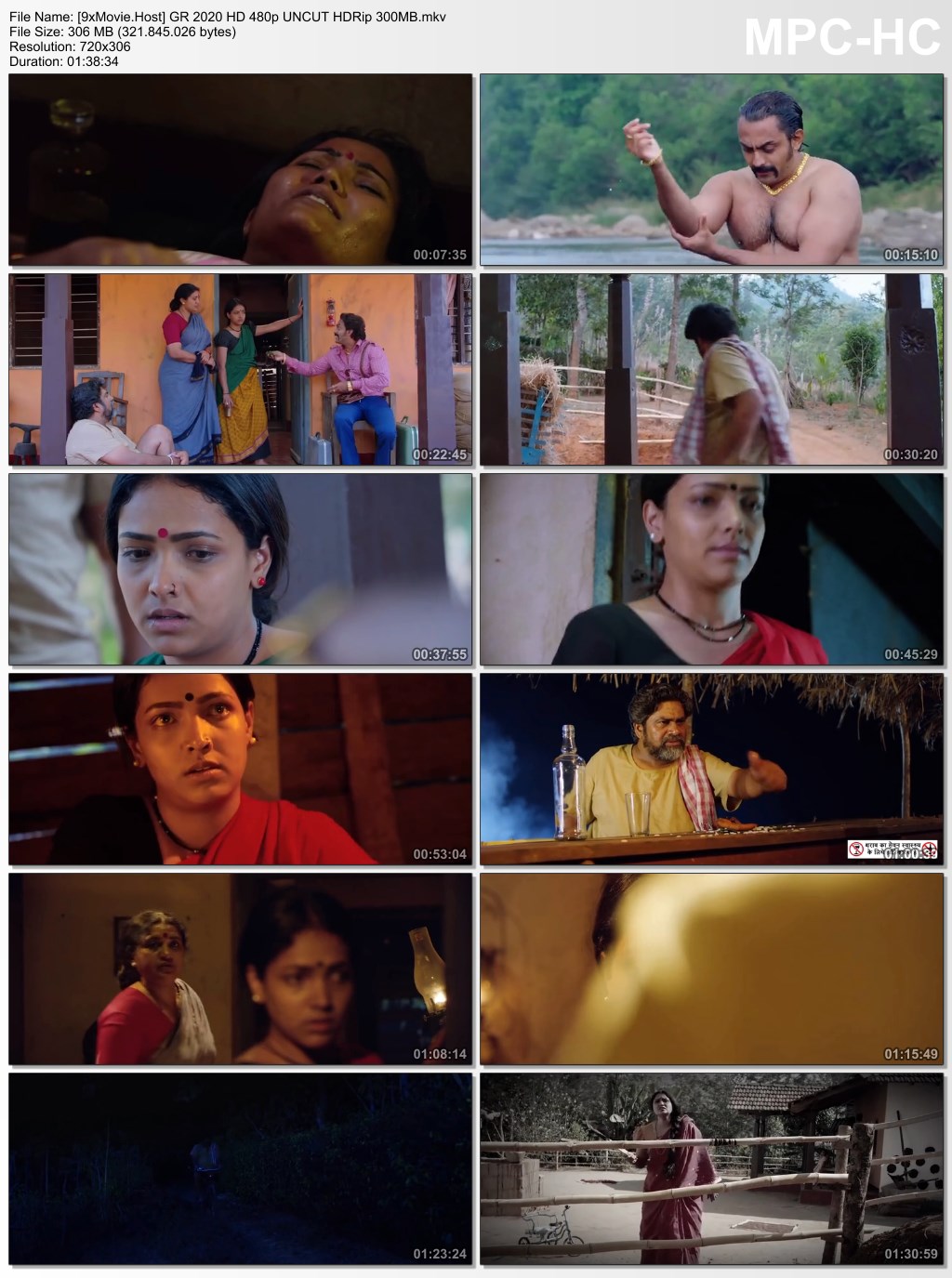 Ghatak Raat 2020 Hindi Dubbed 480p UNCUT HDRip x264 300MB