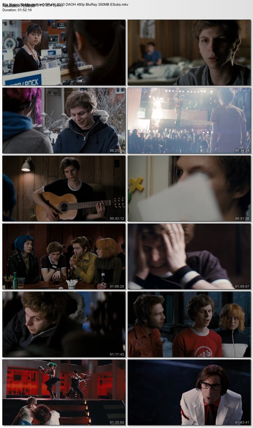 Scott Pilgrim vs. the World 2010 Dual Audio ORG Hindi 480p BluRay 350MB ESubs