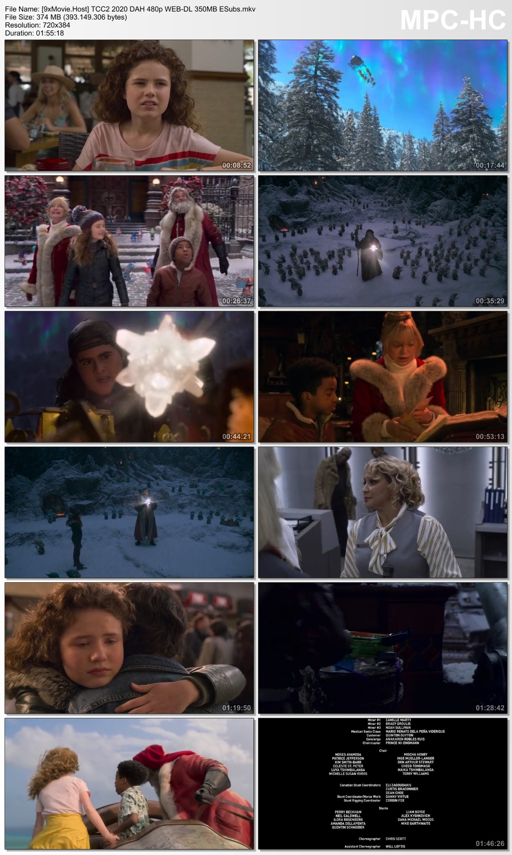 The Christmas Chronicles 2 2020 Dual Audio Hindi 480p WEB-DL 350MB ESubs