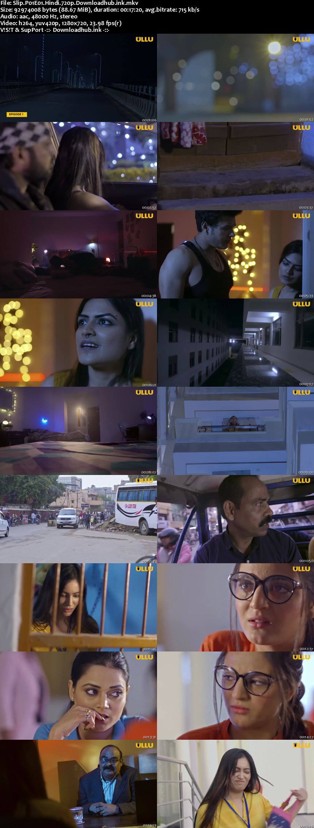 Slip 2020 Hindi Part 1 ULLU WEB Series 720p HDRip x264