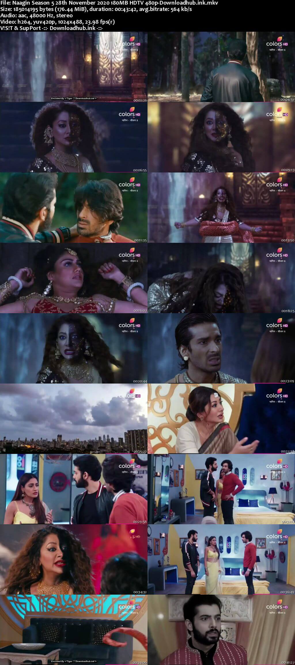 Naagin Season 5 28th November 2020 180MB HDTV 480p