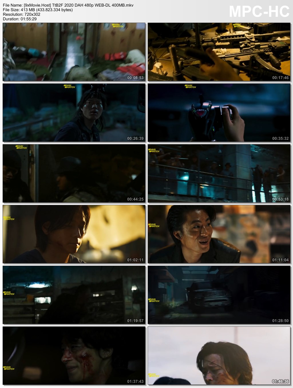 Train to Busan 2 Peninsula 2020 Dual Audio Hindi 480p WEB-DL x264 400MB