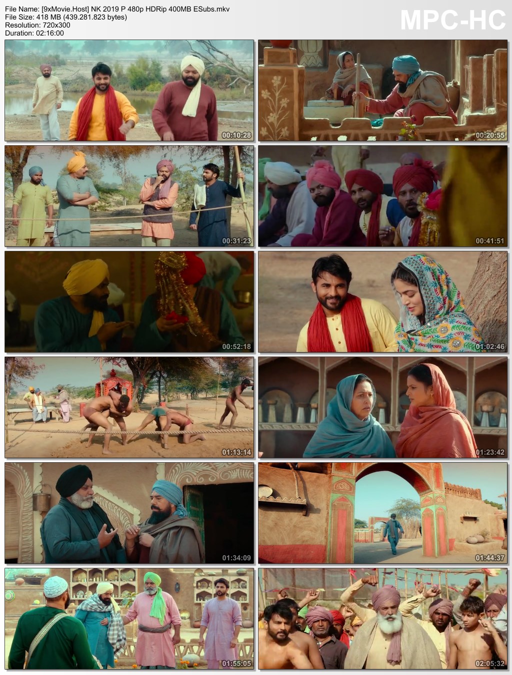 Nadhoo Khan 2019 Punjabi 480p HDRip x264 400MB ESubs