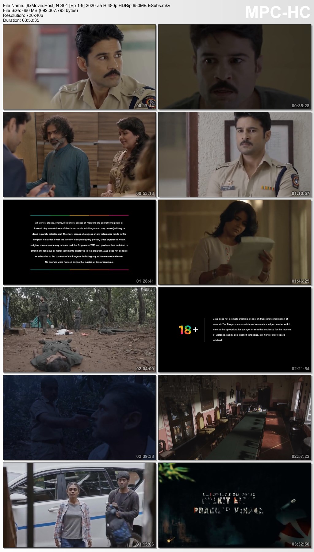 Naxalbari 2020 Zee5 S01 Hindi 480p HDRip x264 650MB ESubs