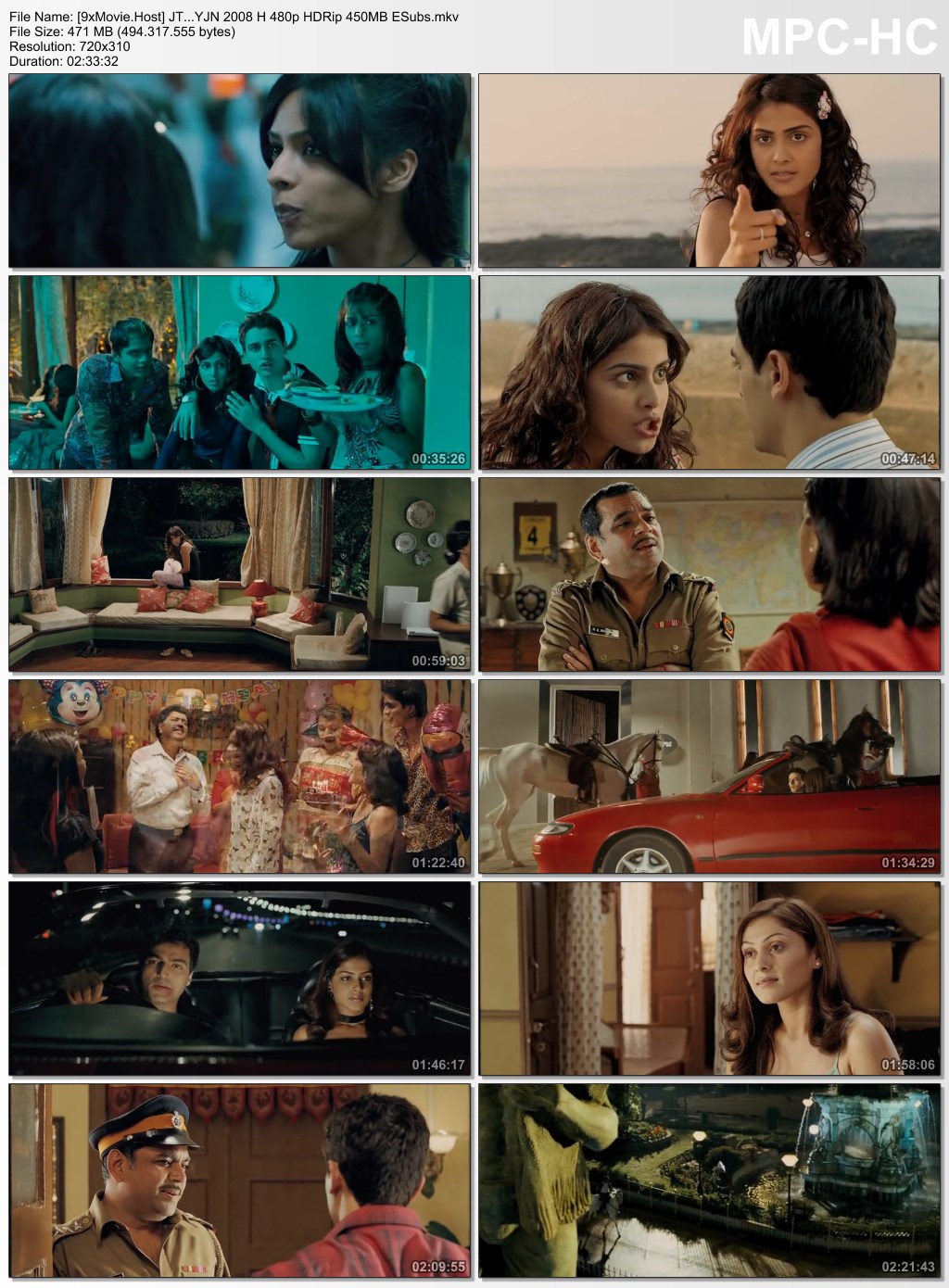 Jaane Tu... Ya Jaane Na 2008 Hindi 480p HDRip x264 450MB ESubs