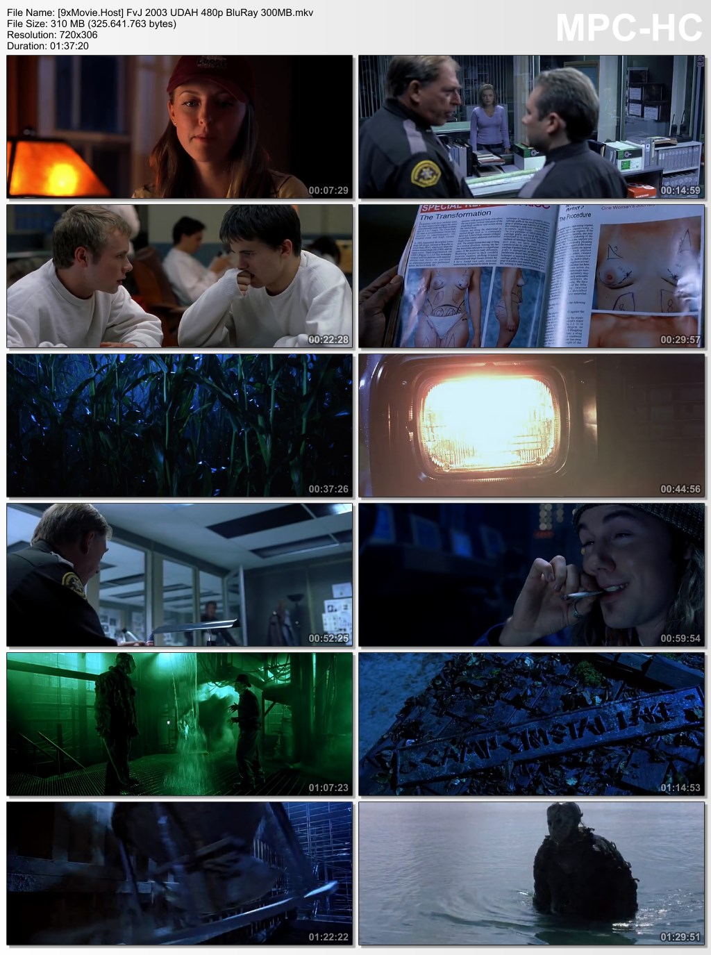 Freddy vs. Jason 2003 UNRATED Dual Audio Hindi 480p BluRay x264 300MB ESubs