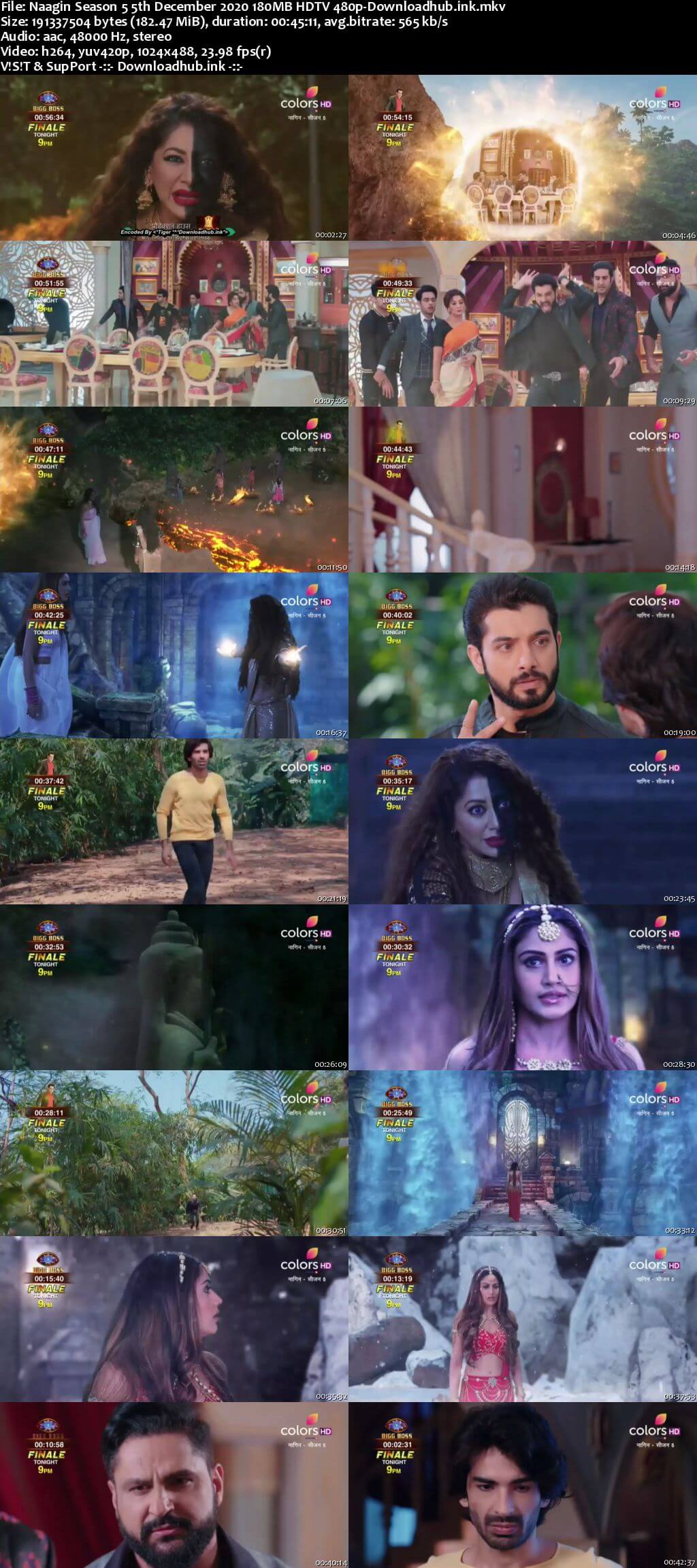 Naagin Season 5 5th December 2020 180MB HDTV 480p