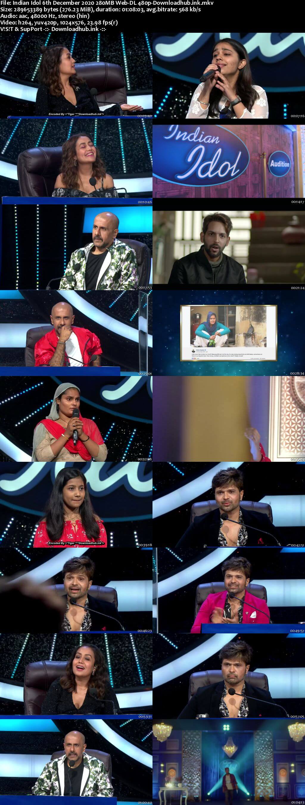 Indian Idol 06 December 2020 Episode 04 Web-DL 480p