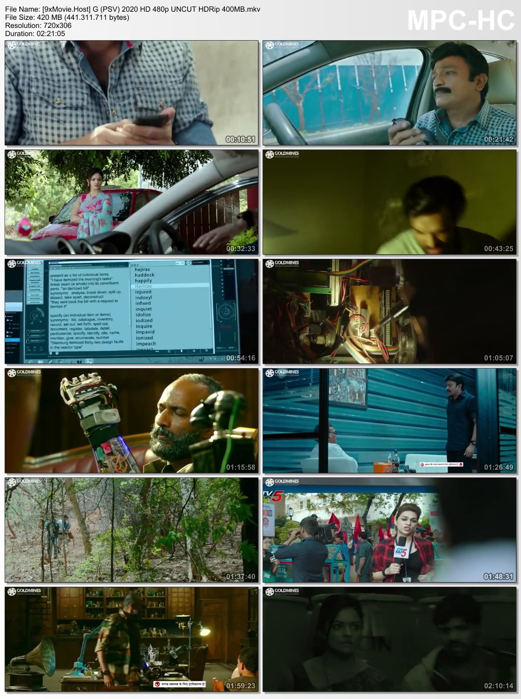 Garudaveda (PSV Garuda Vega) 2020 Hindi Dubbed 480p UNCUT HDRip x264 400MB