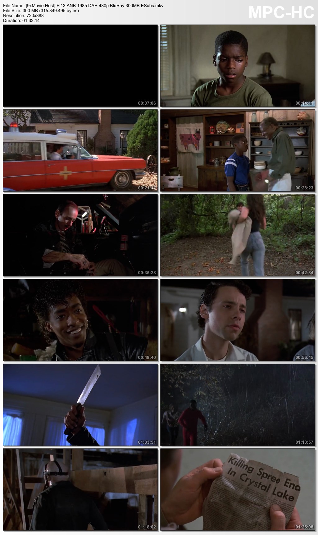 Friday the 13th A New Beginning 1985 Dual Audio Hindi 480p BluRay 300MB ESubs