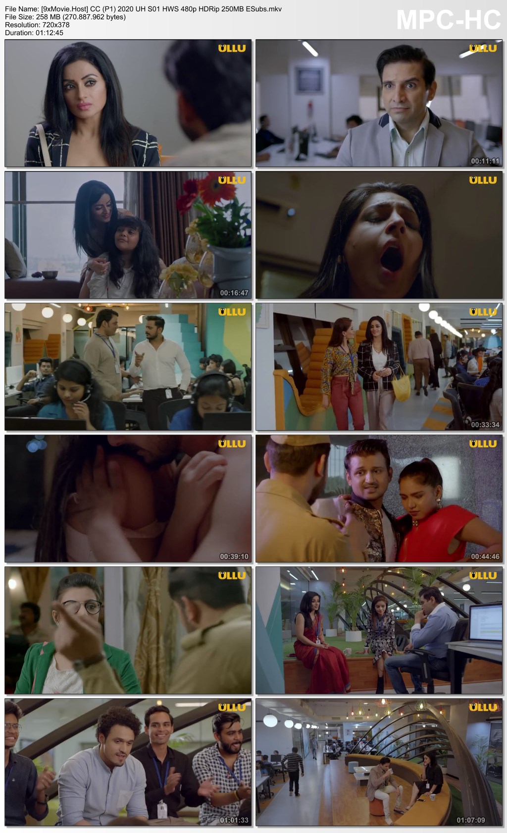 Call Center (Part 1) 2020 Ullu Hindi S01 Hot Web Series 480p HDRip x264 250MB