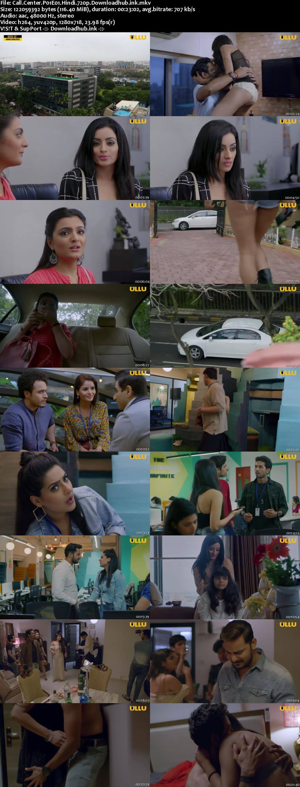 Call Center 2020 Hindi Part 1 ULLU WEB Series 720p HDRip x264