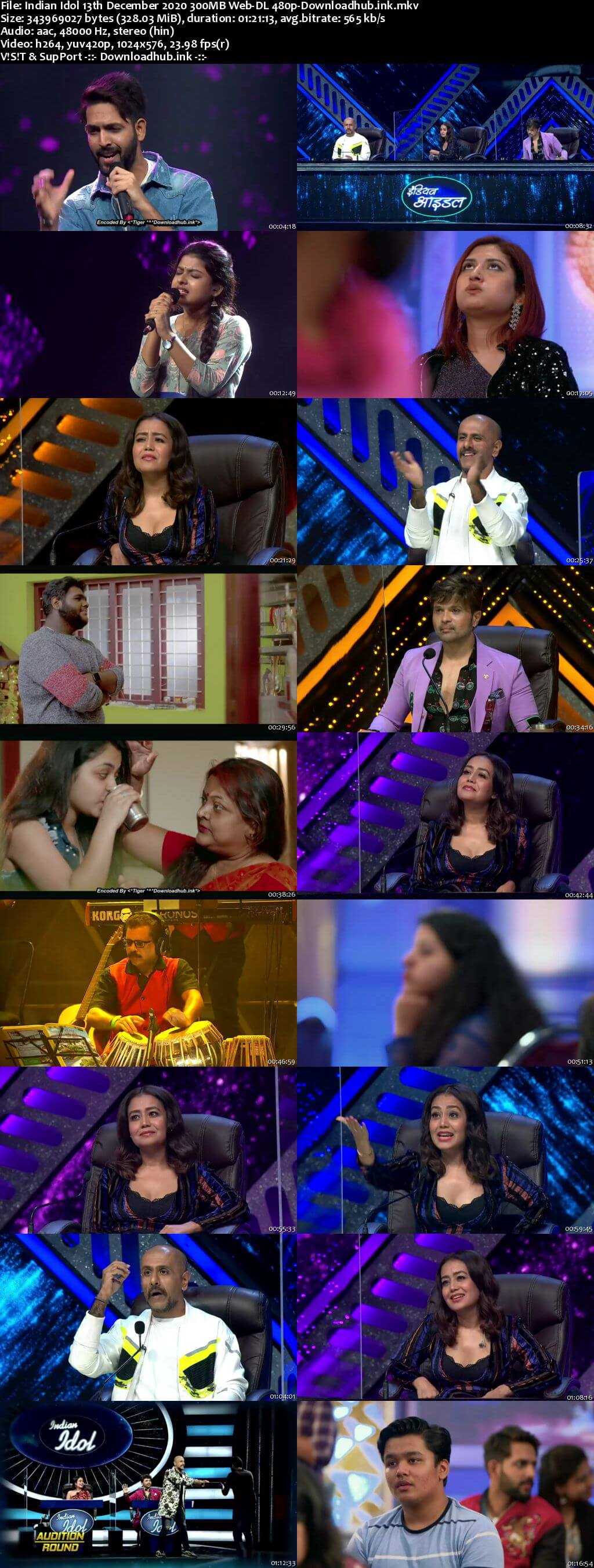 Indian Idol 13 December 2020 Episode 06 Web-DL 480p